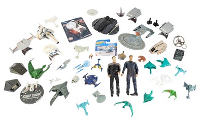 Lot 587 - STAR TREK - COLLECTION OF RETRO CORGI, ERTL & OTHER FIGURES