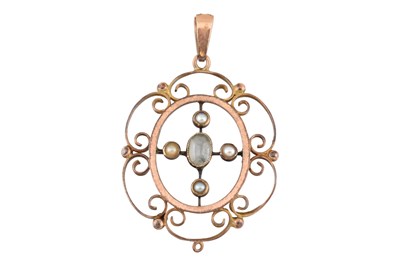 Lot 19 - EARLY 20TH CENTURY ART NOUVEAU NECKLACE PENDANT
