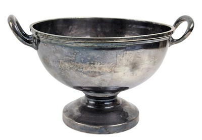 Lot 134 - AN EARLY 20TH CENTURY WMF BELGIUM CONTINENTAL SILVER PLATED BOWL