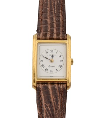 Lot 514 - LONGINES 150 ANNIVERSARY TANK STYLE QUARTZ WRISTWATCH
