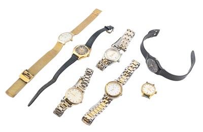 Lot 63 - COLLECTION OF WRISTWATCHES TO INCLUDE BULOVA & CYMA