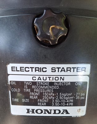 Lot 199 - MHW 870Y - 1982 HONDA NH80 79CC MOPED / MOTORCYCLE