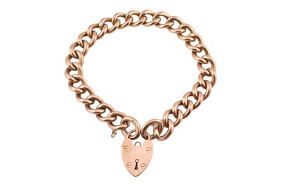 Lot 190 - EARLY 20TH CENTURY 9CT GOLD BRACELET