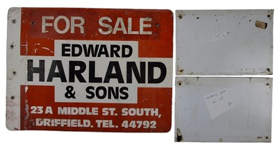 Lot 236 - VINTAGE ADVERTISING. THREE VINTAGE 20TH CENTURY SIGNS