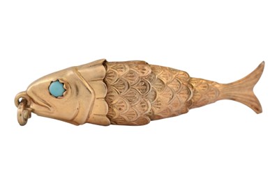 Lot 13 - ITALIAN HALLMARKED 9CT GOLD FISH PENDANT