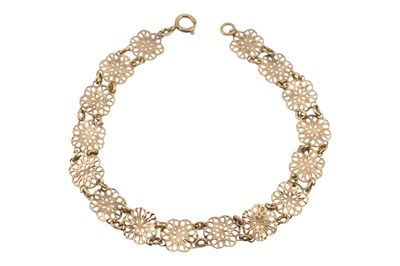 Lot 504 - HALLMARKED 9CT GOLD BRACELET