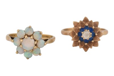 Lot 508 - TWO HALLMARKED 9CT GOLD RINGS