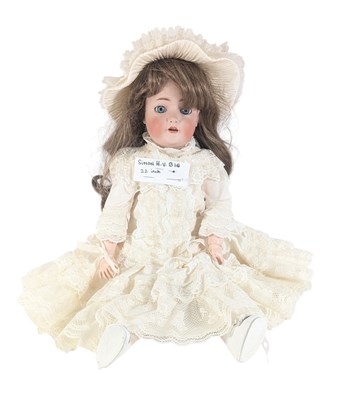 Lot 145 - DOLLS - ANTIQUE SIMON & HALBIG BISQUE HEADED DOLLS