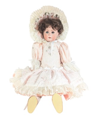 Lot 159 - DOLLS - ANTIQUE GERMAN WILLIAM GOEBEL BISQUE HEADED DOLL