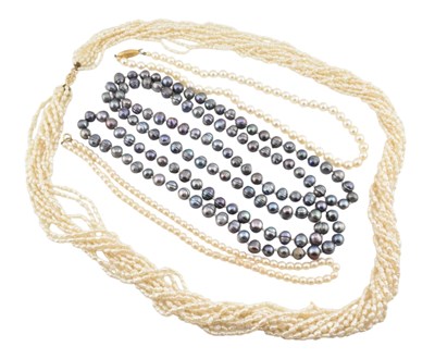 Lot 370 - COLLECTION OF PEARL JEWELLERY