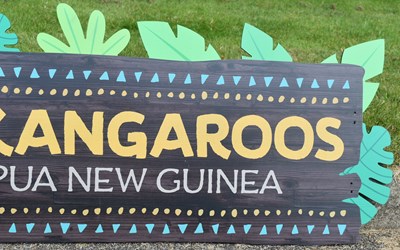 Lot 29 - FORMER BRISTOL ZOO GARDENS - TREE KANGAROOS SIGN