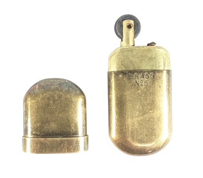 Lot 28 - WWI INTEREST- 'NO.5' TRENCH BRASS CIGARETTE LIGHTER