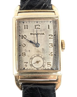 Lot 61 - 1940S BULOVA 10K GOLD FILLED WRISTWATCH