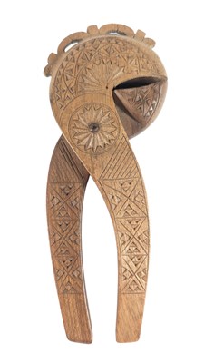 Lot 90 - NUTCRACKERS - PAIR OF SCANDINAVIAN CARVED NUTCRACKERS