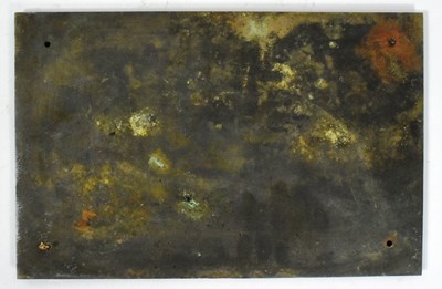 Lot 41 - FORMER BRISTOL ZOO GARDENS - ELEPHANT TOWER - BRONZE PLAQUE