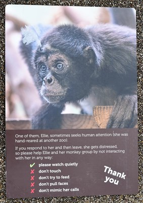 Lot 74 - FORMER BRISTOL ZOO GARDENS - VINTAGE ANIMAL ENCLOSURE PLAQUES