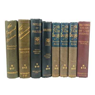 Lot 87 - MOORE, FRANKFORT - SIX SIGNED, FIRST EDITION NOVELS, 1894-1912