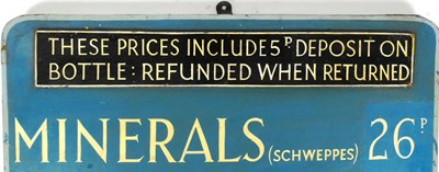 Lot 95 - FORMER BRISTOL ZOO GARDENS - ORIGINAL 1950S KIOSK ADVERTISING SIGN