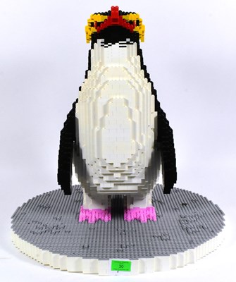 Lot 99 - FORMER BRISTOL ZOO GARDENS - BRICKLIVE OCEAN EXHIBITION LEGO PENGUIN