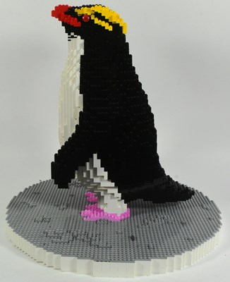 Lot 99 - FORMER BRISTOL ZOO GARDENS - BRICKLIVE OCEAN EXHIBITION LEGO PENGUIN