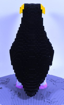 Lot 99 - FORMER BRISTOL ZOO GARDENS - BRICKLIVE OCEAN EXHIBITION LEGO PENGUIN