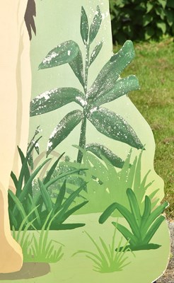 Lot 103 - FORMER BRISTOL ZOO GARDENS - LION 'MARKING ITS TERRITORY' INTERACTIVE FEATURE