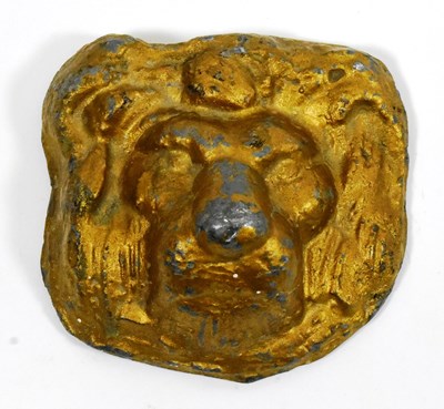 Lot 108 - FORMER BRISTOL ZOO GARDENS - VICTORIAN LION ENCLOSURE CARTOUCHES