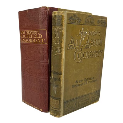 Lot 118 - BEETON, MRS. ISABELLA - MRS. BEETON'S HOUSEHOLD MANAGEMENT & ALL ABOUT COOKERY