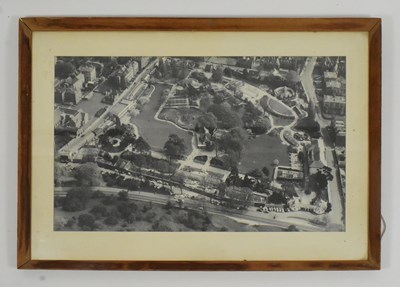 Lot 124 - FORMER BRISTOL ZOO GARDENS - 1950S BLACK & WHITE AERIAL VIEW