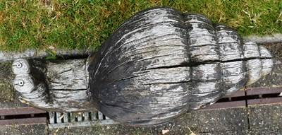 Lot 139 - FORMER BRISTOL ZOO GARDENS - WOODEN SNAIL FROM PLAYGROUND