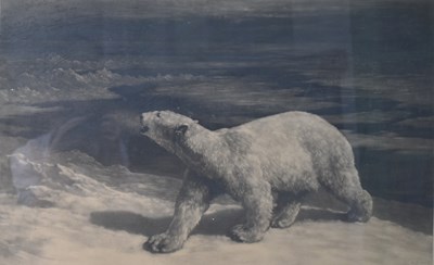 Lot 145 - FORMER BRISTOL ZOO GARDENS - HERBERT DICKSEE (1862-1942) - A POLAR NIGHT