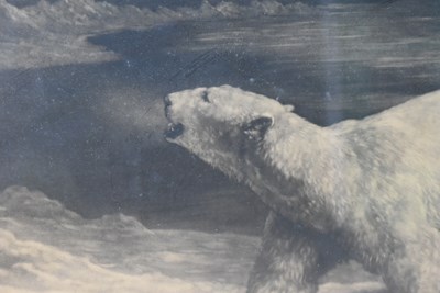 Lot 145 - FORMER BRISTOL ZOO GARDENS - HERBERT DICKSEE (1862-1942) - A POLAR NIGHT