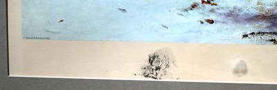 Lot 153 - FORMER BRISTOL ZOO GARDENS - DAVID SHEPHERD (1931-2017) - INDIAN SIESTA - SIGNED PRINT