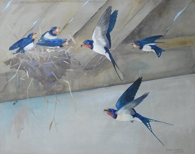Lot 162 - FORMER BRISTOL ZOO GARDENS - RALSTON GUDGEON (1910-1984) - PAINTING