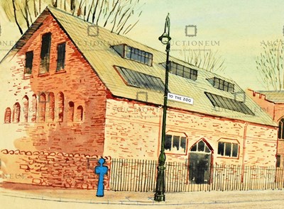 Lot 167 - FORMER BRISTOL ZOO GARDENS - ORIGINAL ADVERTISING ARTWORK