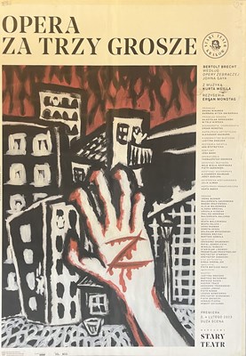 Lot 511 - ZA TRYZ - FRAMED & GLAZED OPERA POSTER