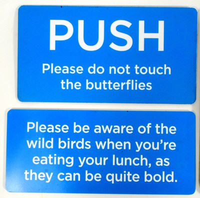 Lot 182 - FORMER BRISTOL ZOO GARDENS - COLLECTION OF ASSORTED SIGNS
