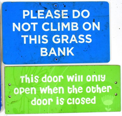Lot 182 - FORMER BRISTOL ZOO GARDENS - COLLECTION OF ASSORTED SIGNS