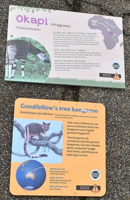 Lot 186 - FORMER BRISTOL ZOO GARDENS - COLLECTION OF ASSORTED SIGNS