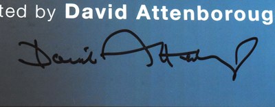 Lot 212 - FORMER BRISTOL ZOO GARDENS - SIR DAVID ATTENBOROUGH - SIGNED POSTER