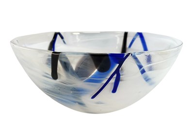 Lot 462 - ANNA EHRNER FOR KOSTA BODA - CONTRAST RANGE - LARGE BOWL