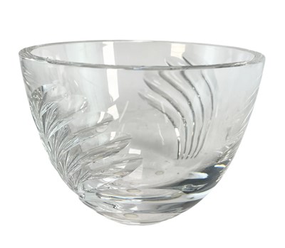 Lot 428 - G WARFF & SEA FOR KOSTA BODA - A CLEAR GLASS BOWL