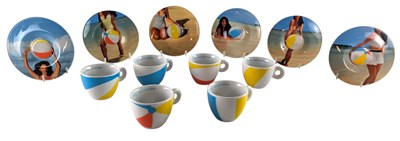 Lot 335 - MARINA ABRAMOVIC FOR ROSENTHAL - ILLY COLLECTION - SIX PERSON ESPRESSO SET