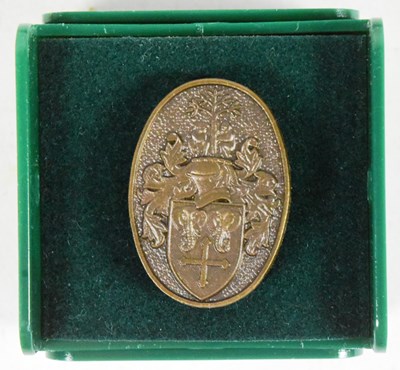 Lot 227 - FORMER BRISTOL ZOO GARDENS - SET OF BRONZE, SILVER AND GOLD KEEPER'S BADGES