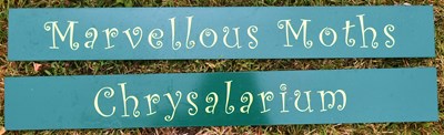 Lot 235 - FORMER BRISTOL ZOO GARDENS - ORIGINAL BUTTERFLY FOREST SIGNS