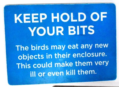 Lot 246 - FORMER BRISTOL ZOO GARDENS - COLLECTION OF ASSORTED SIGNS