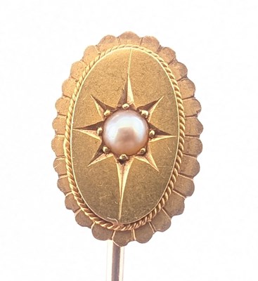 Lot 97 - THREE ANTIQUE BROOCH LAPEL PINS