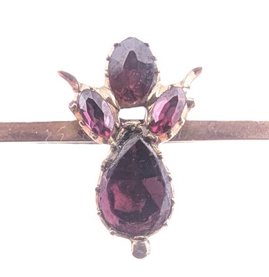 Lot 97 - THREE ANTIQUE BROOCH LAPEL PINS
