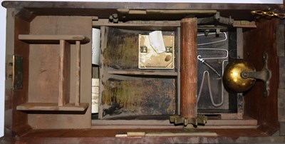 Lot 251 - FORMER BRISTOL ZOO GARDENS - EDWARDIAN OAK COUNTER-TOP TILL
