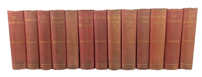 Lot 160 - THACKERAY, WILLIAM MAKEPEACE - 1900 THE WORKS OF WILLIAM MAKEPEACE THACKERAY, BIOGRAPHICAL EDITION